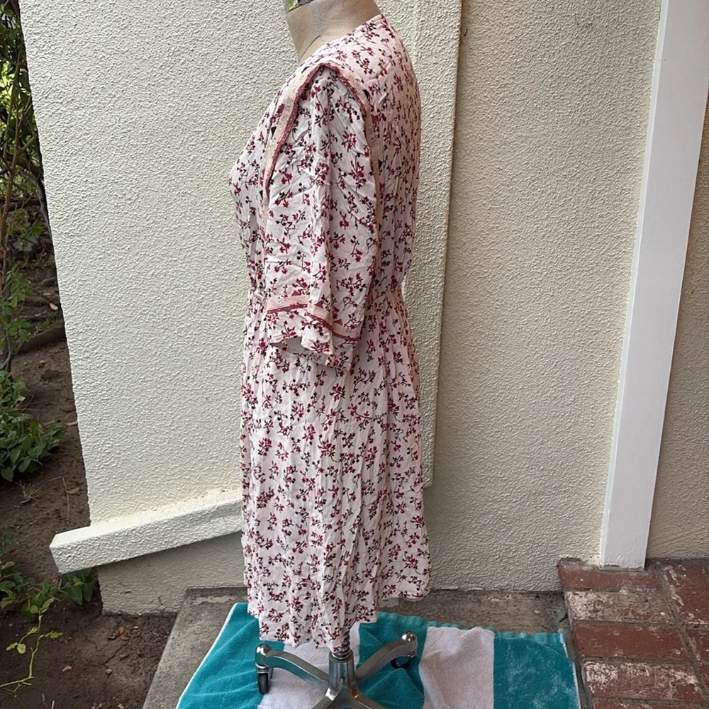 Ba&sh Sete short pretty and comfy floral bohemian style dress with elastic waist